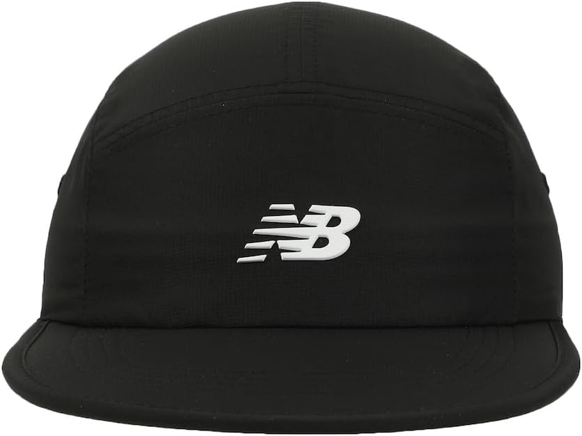 New Balance Adult Unisex 5 Panel Lightweight Adjustable Camper Flat Bill Running Hat - Image 2