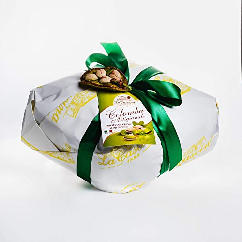 Colomba de Pascua artesanal rellena de crema de pistacho 1Kg - Made in Italy - LA CASCINA