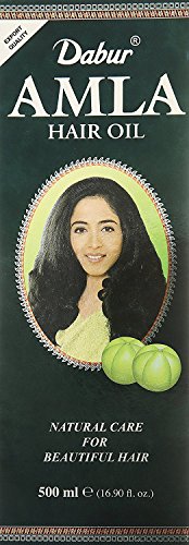Dabur Amla Hair Oil 500 ml Bottles Pack of 6 (6 x 500 ml / 6 x 16.97 fl oz)
