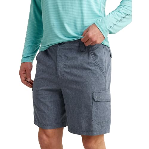 HUK A1a Quick-Dry Performance Fishing Shorts for Men