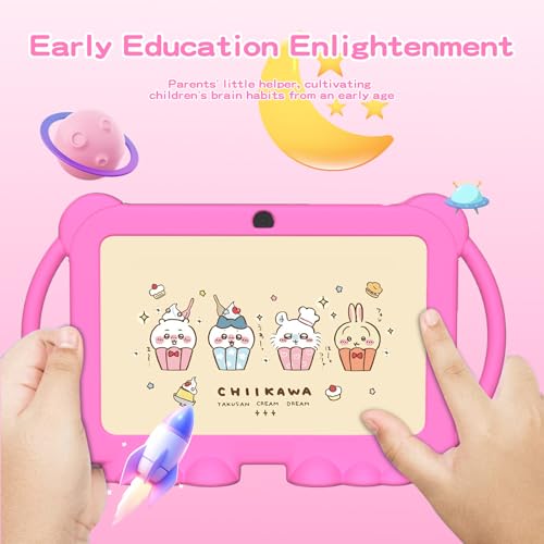 ATOZEE Tablet infantil, tablet de 7 polegadas para crianças, 4 GB, 32 GB, Android 12, pré-instalado,