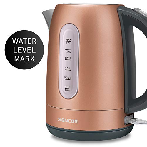 Tetera eléctrica Sencor SWK1776GD 1.7L acero inoxidable miniatura 5