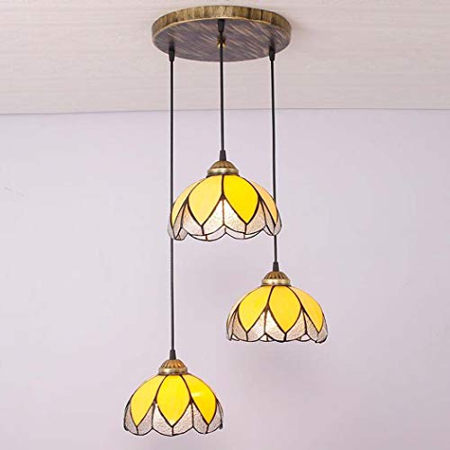 Suspension vitrail réglable pour illuminer une salle à manger sombre avec style