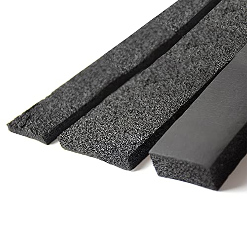 Image of DOBTIM Pipe Insulation Foam Wrap Tape, Self Adhesive with High Resilience for Pipe Insulation Wrap 6.5 Ft x 2 Inch Wide x 1 Inch Thick