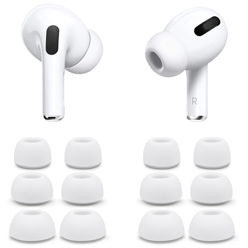 AirPods Pro 本体 充電ケース付き イヤーチップ交換済 Amazon | [充電ケースにフィット] Airpods Pro用交換用イヤー