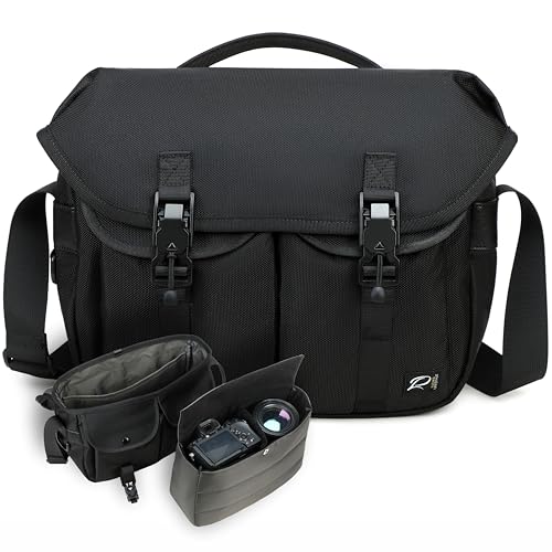 Padwa Lifestyle Black Nylon Camera Bag with Removable Lining