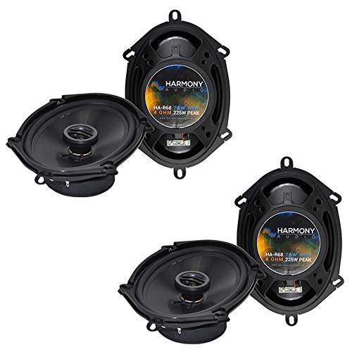 Harmony Audio R68 Factory Speaker Replacement Upgrade Package Compatible with Ford Taurus/Taurus X 2008 2009