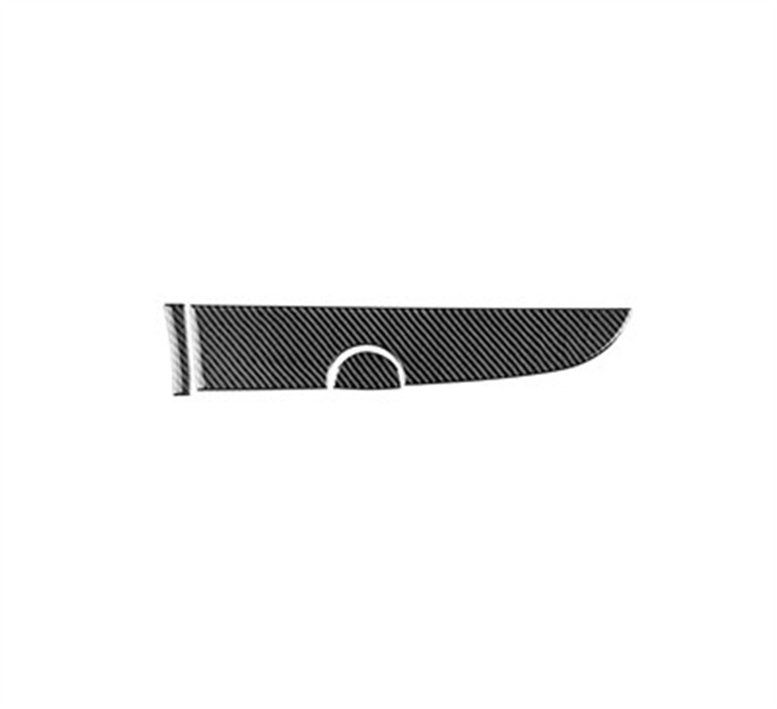 Piwine Lhd Co-Pilot Black Real Soft Carbon Fiber Car Main Driver Co-Liopt Sticker Panel Interior Trim For Fiat 500 2011 2012 2013 2014 2015