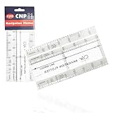 CYA Foldable Navigation Plotter Aviation, Flight Azimuth Plotter for Pilot Students