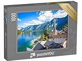 puzzleYOU: Puzzle 1000 Teile „Schöner Aussichtspunkt über Hallstatt und Hallstädter See, Österreich“ – aus der Puzzle-Kollektion Österreich