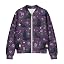 Crow Rose Print Violet