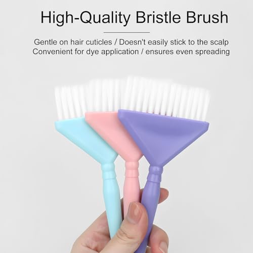 Set clásico de 4 pinceles para tinte de cabello miniatura 3