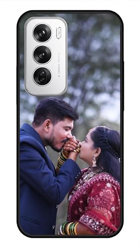Image of NDCOM for Customised Oppo Reno 12 5G Cover | Oppo Reno 12 5G Back Cover| DIY Personalised Photo Design | Customized Gift Custom Text Name Printed Metal Case