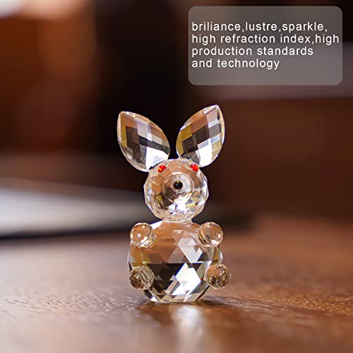 H&D Hyaline & Dora Crystal Animal Paperweight Table Center Decoration, Applicable To Office Desk, Home Bedroom #TOP4