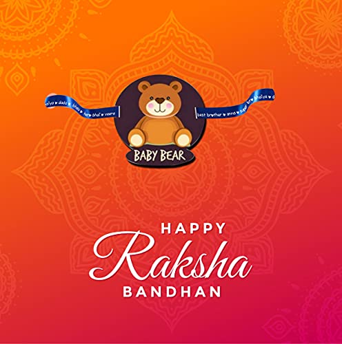 Image of TheYaYaCafe Little Bro Printed Rakhi for Baby Brother | Rakshabandhan Baby Bro Rakhi