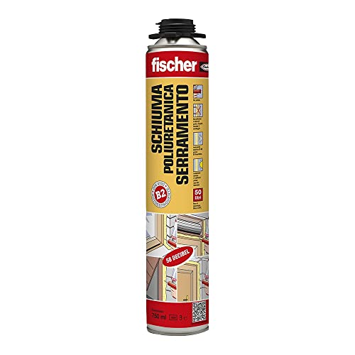 Fischer PUP W 750 Schiuma Poliuretanica Serramenti per Pistola, per la Posa di Telai e Finestre, 71043