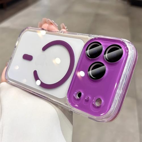 RNOZX For iPhone 16 Pro�p ���������P�[�X �ϏՌ��n�[�hPC�N���A�J�o�[�iFor iPhone 16 Pro�p/�p�[�v���j