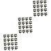 UKCOCO 90 Pcs Spring Latch Watch Buckle Buckle Spring Lock Buckle Bronze Buckle Chest Lock Accessory Buckle Case Buckle Horn Lock Clasp Latch Clamp Hidden Buckle