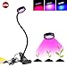 Produktbild LED Pflanzenlampe,Florally 10W Blau&Rot Licht Einstellbare Wachsen Lichter, Klemmleuchten mit 360 Grad einstellbar Flexible Gooseneck