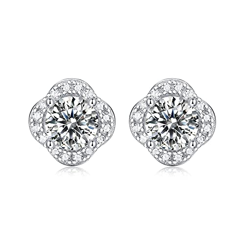 Boucles d'oreilles moissanite délicates pour style quotidien