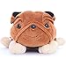 HUOQILIN Shar Pei Liegend Kissen Plüschtiere Cartoon Stofftiere Tuba (Color : Brown, Size : 65cm)
