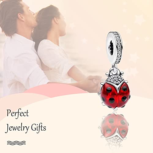 Annmors Charms for Bracelets 925 Sterling Silver Flower Nature & Animal Dangle for Women Bracelet & Necklace Pendant3