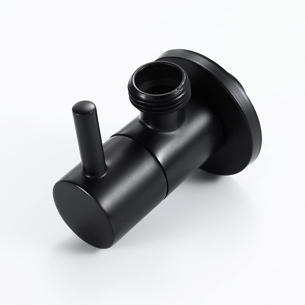 Kit de pulverizador de bidé de mano, soporte de mano de latón para inodoros con manguera extendida de 1.5 m, adaptador de válvulas y soporte de pared conjuntos de gancho de soporte de pared, negro sin