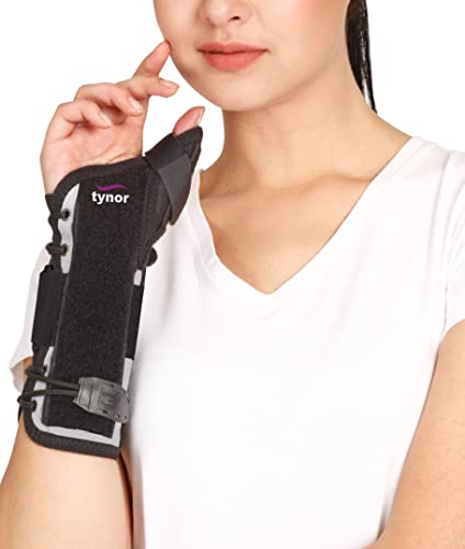 Tynor Wrist Splint with Thumb, Black, Large, 1 Unit (B01CEINTYO) Amazon Price History, Amazon Price Tracker