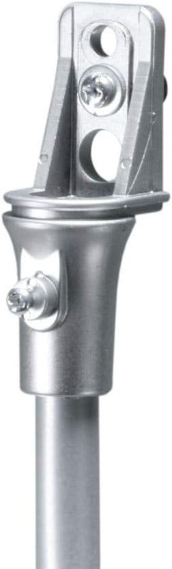 Adjustable Silver Satellite Speaker Floor Stands (Pair)