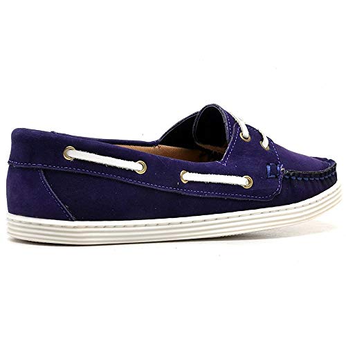 Mocassim Casual Feminino Leticia Alves Roxo