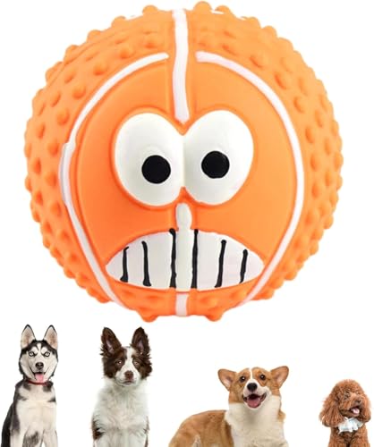 Supore Hundeball Quietschend, Hundespielzeug Ball, Dauerhaftes Hundespielzeug Tennisbälle, Hunde Bälle für Mittelgroße, Kleine Hunde und Welpen