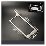 Modelo compatible: xiuxiu Accesorios de Estilo de automóviles Panel de Engranajes Titular de la Taza de Agua Recorte Etiqueta Decorativa Ajuste para Ford Focus 3 MK3 Sedan Hatchback 2015-2018
