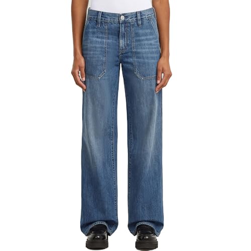 G STAR Judee Carpenter   Vaqueros Holgados, Azul (Faded Cliffside Blue D23590 d536 g326), 31W / 34L