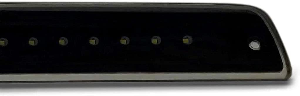 For 1994-2001 Dodge Ram 1500 2500 3500 LED Third 3rd Brake Light High Mount Stop Light Rear Cargo Lamp (Black Housing & Smoke Lens)