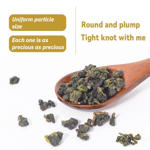 LWXLJMJZC-Taïwan Alishan Jinxuan Oolong-150g (75 tasses) Oolong Chinois-Feuilles de Oolong en Vrac au Goût Crémeux – vue 3