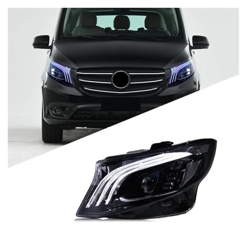 Faros LED Benz Clase V Vito 2016-2023 luces antiniebla traseras freno coche LHD 2