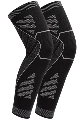 Maintien Compression Genoux V2 Pour Genoux Et Jambes,Manchons de Compression Genou (XL)
