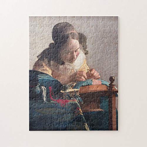 PotteLove The Lacemaker, Johannes Vermeer, 1669-1670 Jigsaw Puzzle 1000 Pieces for Adults, Entertainment DIY Toys for Creative Gift Home Decor