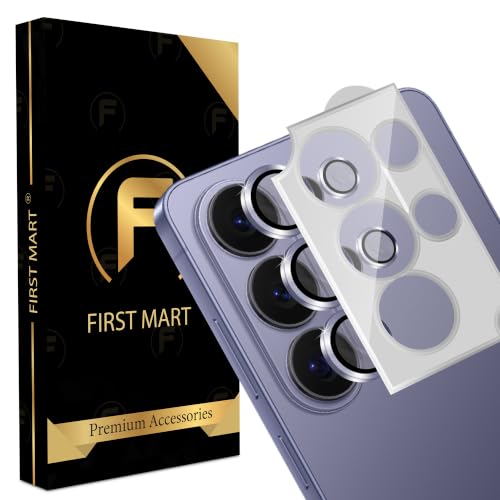 Image of FIRST MART Camera Lens Protector for Samsung Galaxy S26 Ultra | Purple AR+AF Camera Rings with Auto-Align Frame, 9H Tempered Glass, Scratch Resistant, Case-Friendly | Pack of 1