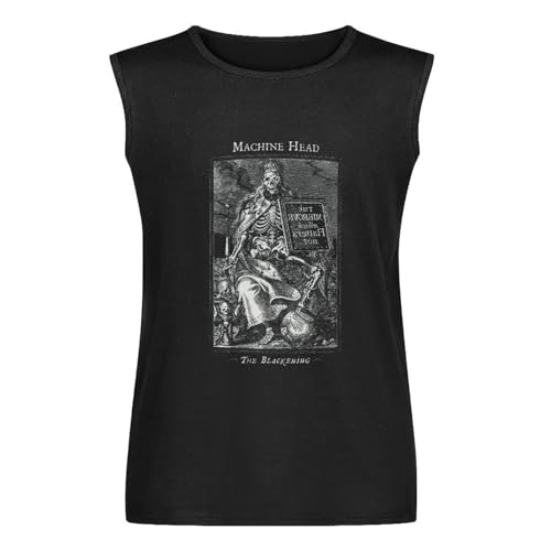 Machine Head The Blackening Mens T-Shirt Unisex Sleeveless Tops Black Vest Tank Tee M