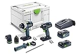 festool bohrer Maximale Leistung: dank dem äußerst kraftvollen, bürstenlosen und somit langlebigem EC-TEC Motor