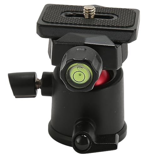 Pince de montage pour appareil photo Luocute rotative 360 avec rotule d'aluminium et vis 3/8 à 1/4