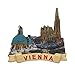 Wedare Autriche Vienne 3D Aimant pour Réfrigérateur Touriste Souvenirs Résine Magnétique Autocollants Aimant De Réfrigérateur Maison & Cuisine Décoration de La Chine