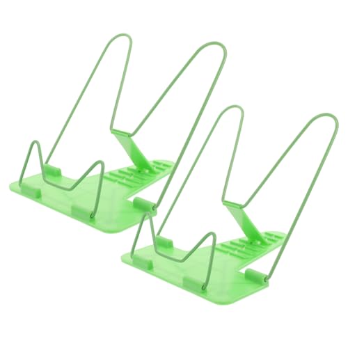 ARTIBETTER Stand Book Book Holders for Reading Desk Holder Green Clips Stands for Display