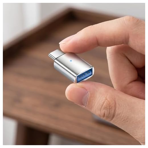 USB C to USB Adapter 2 Pack, USB A to Type C Adapter, Fast Data Transfer Converter for Charging & Data Use
