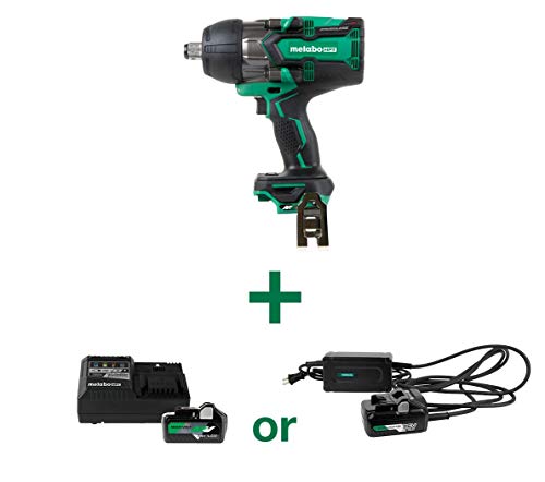 Metabo Hpt 36V Multivolt Impact Wrench | Tool Only - No Battery | 3/4-In Square Drive | High-Torque | Brushless Motor | Wr36Daq4 , Green #TOP2