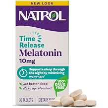 Natrol Sleep Advanced Melatonin Time Release Tablets, Nighttime Sleep Aid