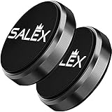 Paquete de 2 soportes magnéticos para teléfono con adhesivo 3M. Soporte plano negro para salpicadero de coche, camión, pared, espejo, mesa. Juego de imanes universales de perfil bajo
