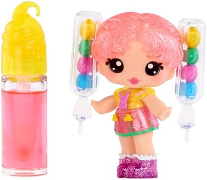 Yummiland x PEEPS Lip Gloss Doll- Molly Mallows with Scented Lip Gloss, Ages 4+ - 3