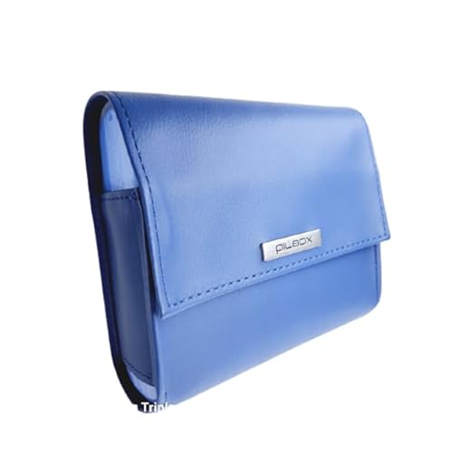 Pilbox Porta Comprimidos Semanal Maxi Azul Marinho